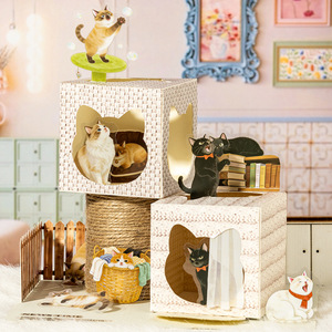 Paquete de 50 hojas de pegatinas decorativas de PET con diseño de aventuras de gatos, para planificador, taza de agua y collage DIY para computadora - Product Image 3