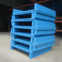 Palettes métalliques à haute capacité de charge Palettes en acier personnalisées pour entrepôts de stockage à usage intensif Équipement de stockage de marchandises OEM
