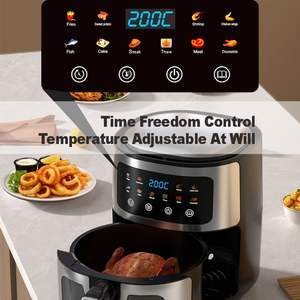 Friteuses à Air Électriques Grande Capacité 8L Four Domestique <span class=keywords><strong>sans</strong></span> <span class=keywords><strong>Huile</strong></span> <span class=keywords><strong>Friteuse</strong></span> plus de 8L en Acier Inoxydable Multifonction - Product Image 2