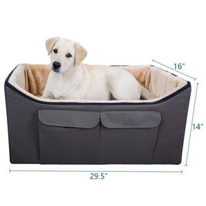 Siège auto pour chien BSCI Factory Puppy, version améliorée, siège rehausseur portable de luxe pour animaux de compagnie avec laisse de sécurité à clipser - Product Image 2