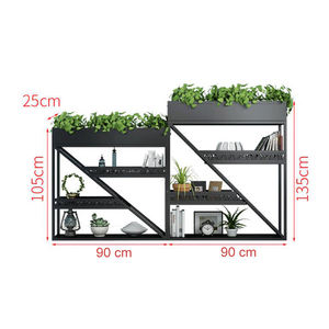 Vendita calda moderna <span class=keywords><strong>in</strong></span> <span class=keywords><strong>ferro</strong></span> <span class=keywords><strong>battuto</strong></span> nordico mensola da pavimento per ufficio balcone vasi da fiori e <span class=keywords><strong>fioriere</strong></span> - Product Image 5