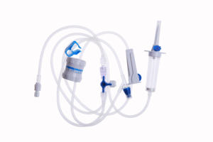 Sığır için profesyonel veteriner intravenöz damla seti-tek kullanımlık güvenlik EO sterilize edilmiş 150cm boru ve iğnesiz liman - Product Image 5