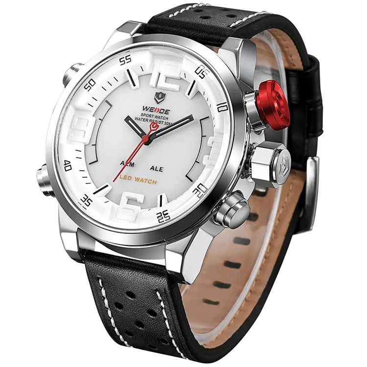WEIDE New luxury brand sport men designers wrist watches 3 ATM water resistant relogio japan movt quartz watch price