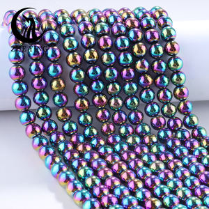 Zhe Ying 6mm 8mm 10mm hématite perles <span class=keywords><strong>de</strong></span> pierre naturelle cristal <span class=keywords><strong>de</strong></span> guérison perles d'hématite <span class=keywords><strong>de</strong></span> pierres précieuses en vrac - Product Image 4