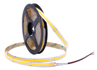 Lampu Strip LED COB 320leds/m 24V CRI 90RA IP20 3000K 4000K 6500K Lebar 8mm untuk Desain Pencahayaan Hotel, Kantor, dan Rumah