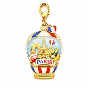 Customized Promotional Metal Paris Keychain for Gift