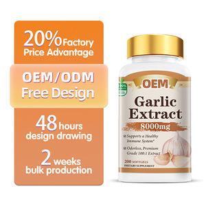 Capsules d'huile d'<span class=keywords><strong>ail</strong></span> en gros - 1000 mg de concentré pur pour le soutien du <span class=keywords><strong>cholestérol</strong></span> <span class=keywords><strong>et</strong></span> de la pression artérielle - Marquage personnalisé OEM - Product Image 1