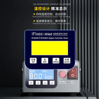 Ifix iR360 MAX pemisah layar sentuh, Rotary multifungsi pelat panas 7 inci untuk ponsel dengan pompa udara bawaan