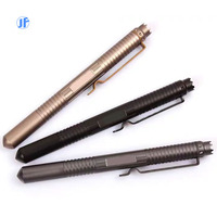 Stylo à bille tactique rose personnalisé Composite mécanique d'usinage CNC en acier inoxydable avec impression de cadeaux pour porter donner