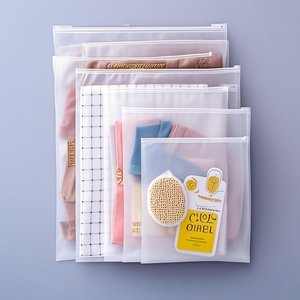 高級テーラードロゴ付きの保湿フロストビニール袋長期物置