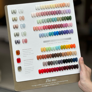 ชุดยาทาเล็บเจลยูวี 80 สี สีที่ใช้กันทั่วไปในร้านเสริมสวย พร้อมแผ่นแสดงสีสำหรับอุปกรณ์ทำเล็บ - Product Image 1