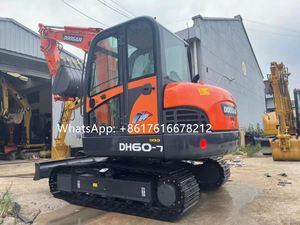 Mini-excavatrice DOOSAN d'occasion DH60-7, moteur Yanmar de Corée du Sud, garantie 1 an, puissance de creusement élevée, composants principaux inclus, à vendre - Product Image 2
