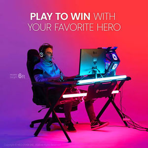 Diseño moderno Supermen Silla giratoria para juegos Masaje Oficina Computadora <span class=keywords><strong>Sillas</strong></span> de carreras 2D Reposabrazos <span class=keywords><strong>Sillas</strong></span> Gamer - Product Image 6