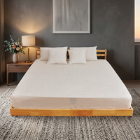 Drap-housse antistatique - Mélange de coton et de fibres d'argent avec cordon de mise à la terre de 15 pieds