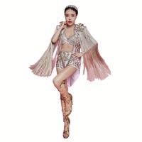 Costume de danse Gogo personnalisé pour femmes, robes de performance pour les boîtes de nuit et les DJ, pour les chanteuses danseuses