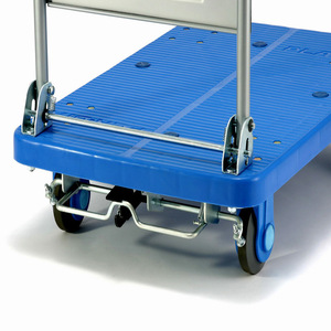 รถเข็นพับได้แบบมีตะแกรงเงียบสำหรับขนย้ายสินค้า วัสดุสำหรับยานพาหนะสี่ล้อ ใช้สำหรับลากสินค้า - Product Image 6