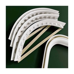 <span class=keywords><strong>Corniche</strong></span> de <span class=keywords><strong>plafond</strong></span> décorative en PU à design 3D en relief, <span class=keywords><strong>corniche</strong></span> courbée <span class=keywords><strong>pour</strong></span> l'intérieur, vente en gros d'usine - Product Image 4