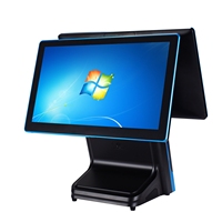 Caja Registradora POS Táctil Capacitiva de Doble Pantalla con Pantalla para el Cliente para Comercio Minorista, Restaurantes y Tiendas de Conveniencia, Compatible con OEM y ODM