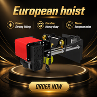 Nouvelle palan électrique de type européen ACME 20 tonnes avec câble métallique, construction métallique, télécommande, protection IP55