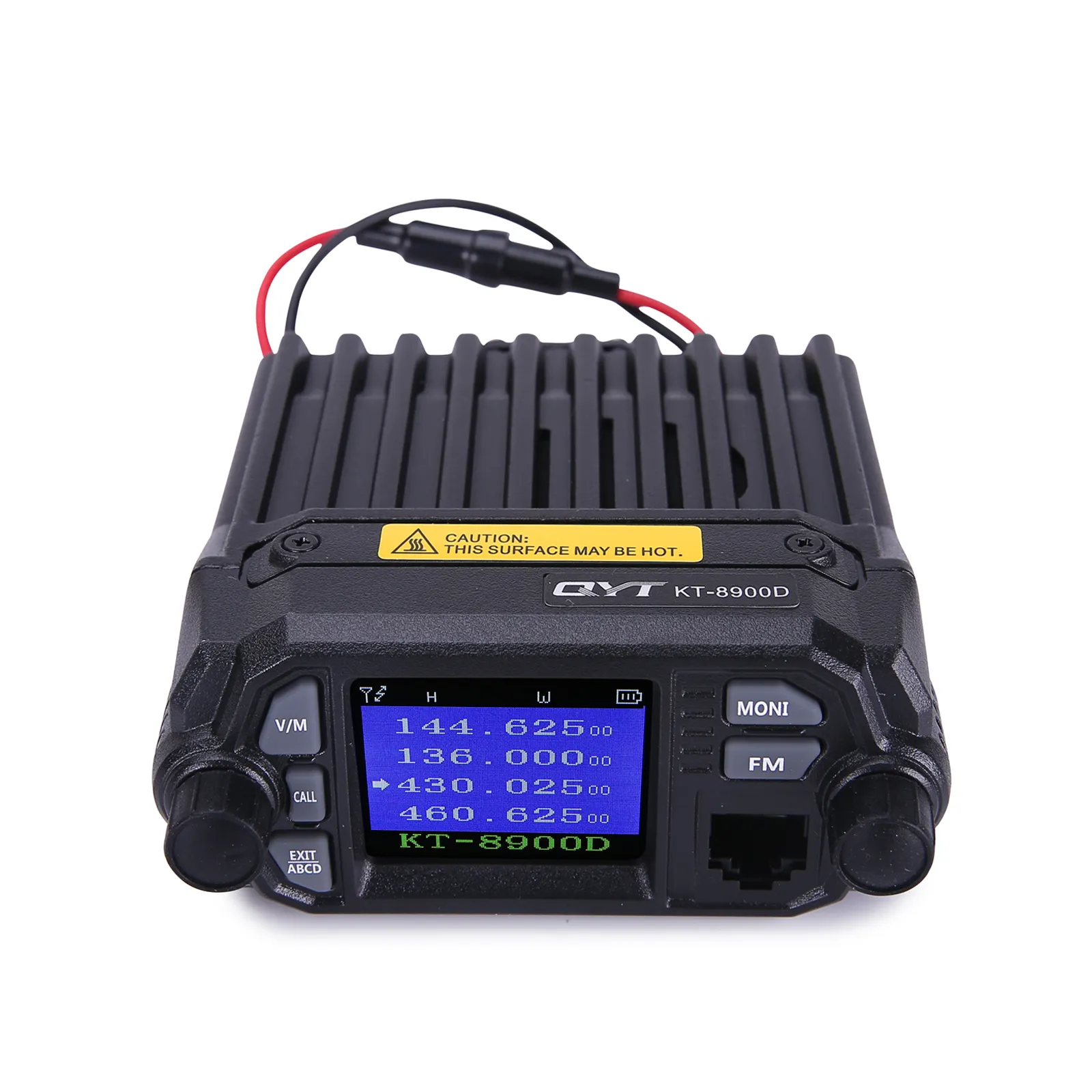 QYT-Radio móvil de banda cuádruple de 25 W, mini walkie talkie de banda dual UHF/VHF para coche, para viajar, walkie talkie de 25 vatios