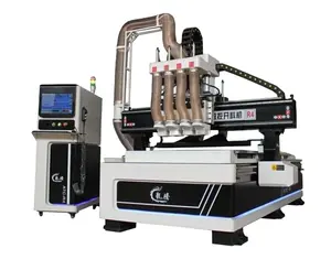 high end 6kw *4 spindle wood cnc router carving cutting cnc machinery center