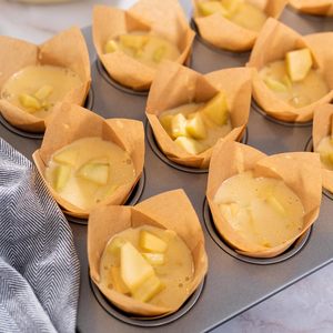 Moules à muffins en papier en forme de tulipe, couleur naturelle blanc et marron, tailles mini/15cm/16cm/16.5cm/17cm/17.5cm - Product Image 6