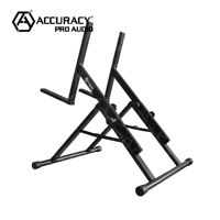 Soporte de altavoz para el suelo, amplificador de Metal ajustable de precisión Pro Audio RKS007