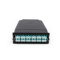 Boîtier de montage en rack universel haute densité MTP MPO Cassette MPO vers LC Panneau de brassage 4 ports 1U 19 pouces 24F 36F 48F 72F 96F 144F
