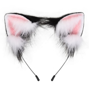 निर्माता प्रत्यक्ष बिक्री बिल्ली और कुत्ते कान हेडबैंड नकली फर-प्रीमियम बिल्ली और कुत्ते कान सहायक उपकरण - Product Image 1