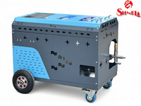Nettoyeur haute pression industriel 30KW 600Bar 380V 8702PSI, eau froide, nettoyage des surfaces métalliques, élimination de la saleté tenace, de la rouille et de la peinture.