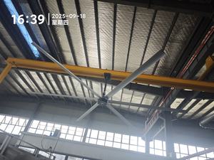 Ventilateur de plafond industriel HVLS de 24 pieds, moteur AC 55 tr/min, ventilation de grande surface, ventilateur de plafond à grand volume et basse vitesse - Product Image 4