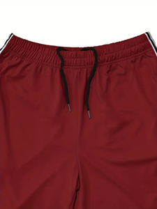 Conjunto de 2 piezas de moda europea y americana dropshipping-pantalones de chándal estampados de terciopelo, estilo informal de calle, talla grande - Product Image 3