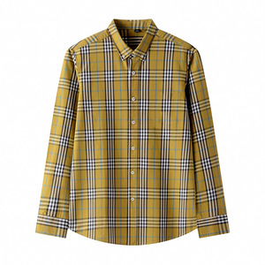 <span class=keywords><strong>Camisa</strong></span> a rayas a cuadros para hombre, ropa holgada informal <span class=keywords><strong>de</strong></span> negocios, <span class=keywords><strong>camisa</strong></span> <span class=keywords><strong>de</strong></span> <span class=keywords><strong>manga</strong></span> <span class=keywords><strong>larga</strong></span> cómoda <span class=keywords><strong>de</strong></span> tela <span class=keywords><strong>de</strong></span> algodón 100% para hombre - Product Image 2