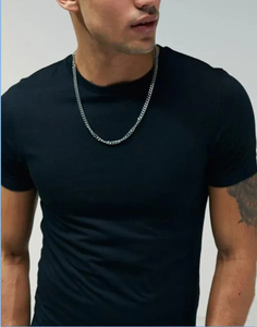 <b>Men</b> Muscle Fit <b>Short</b> <b>Sleeve</b> T <b>Shirt</b> with Crew Neck in <b>Black</b> Breathable Printed Blank T-<b>shirt</b> - Product Image 2