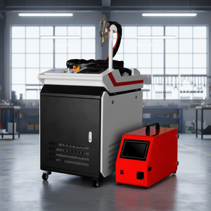 Soudeuse laser portable à fibre, machine de soudage, de nettoyage et de découpe laser, éliminateur de rouille laser, <span class=keywords><strong>prix</strong></span> 4 en 1, 2000w - Product Image 1