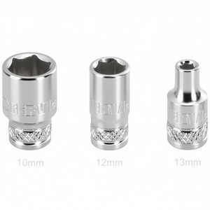 Juego de Llaves de Tubo Hexagonales Fervi, Cromadas, Grado Industrial, para Reparación Automotriz, Serie Normal, 10mm, 12mm, 13mm - Product Image 2