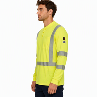 Chemise de travail résistante aux flammes NFPA 2112, protection contre les arcs électriques, haute visibilité, pour les soudeurs et les électriciens