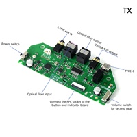 Module audio Nordic Chip 1 TX vers N RX, protocole privé 2.4G, PCBA pour dispositif d'écoute assistée en église, en classe et en conférence
