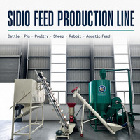 Offre Spéciale : Ligne de Production Clé en Main de Granulés d'Aliments pour Volailles (1-3 T/H) à Économie d'Énergie - Fournisseur de Lignes de Production d'Aliments pour Poulets