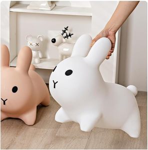 Bebekler için sevimli şişme sıçrama mini-tavşan hazne kabarık hayvanlar atlamalı oyuncak çocuklar için - Product Image 5