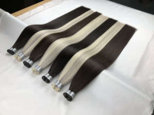 ผมต่อ Genius Weft แบบ Double Drawn สีดำ Butterscotch ดำเข้มแบบลอน Smart - Product Image 4