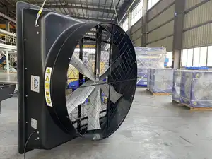 Ventilatore industriale ventilatori di scarico per allevamento di bestiame in fibra di vetro con cono