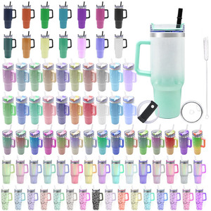 40oz Stainless Steel Double Wall Vacuum Insulated Travel Tumbler Reusable Large Capacity Ice Beer Coffee Lids Straw Mug 6-12 - Product Image 6