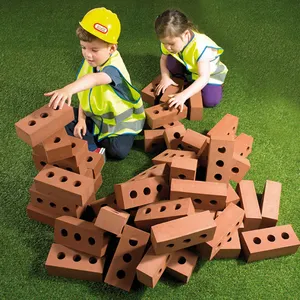 A grandezza naturale di mattoni giocattoli grandi blocchi di schiuma EVA per il gioco di ruolo finta di Costruzione di Casa per i bambini giocattolo