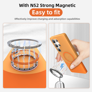 เคสโทรศัพท์แบบแข็ง 2-in-1 รุ่นปี 2025 ดีไซน์ใหม่ ป้องกันการตกกระแทก ผิวสัมผัสนุ่มแบบด้าน  ป้องกันรอยนิ้วมือ สำหรับโทรศัพท์มือถือรุ่นต่างๆ - Product Image 5