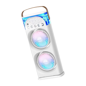 Ventilateur Climatiseur Portable Mini de Bureau, Rafraîchisseur d'Espace Personnel à 3 Vitesses avec Brume d'Eau, pour Maison et Bureau, Électrique/à Piles - Product Image 2