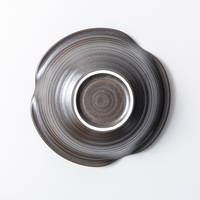 Vaisselle ronde noire créative Esanjoy, résistante au lave-vaisselle et au micro-ondes, durable, pour restaurants commerciaux, hôtels, bols en céramique