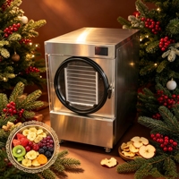 Huisgebruik Desktop Vriesdroogapparaat Compacte Voedseldroger 20kg/u Multifunctionele Droogunit