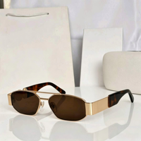 Lunettes de soleil de luxe à monture intégrale, de haute qualité, carrées, dégradées, rétro, protection UV400, pour affaires et loisirs, usage quotidien et voyage