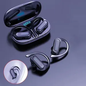 Asılı kulak kancası ile kulaklık su geçirmez 5.3 spor kablosuz TWS kulak kancası kulaklıklar özel Logo ile A520 kulaklık kulaklık